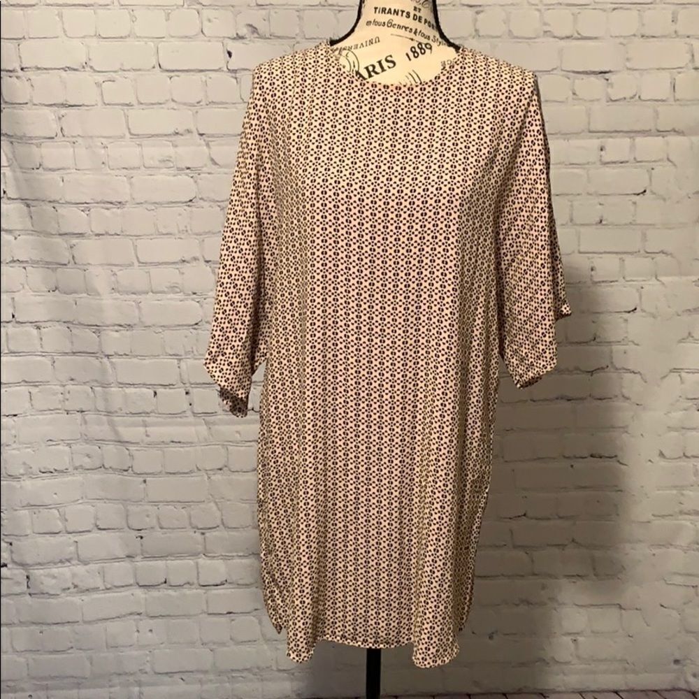 Zara - tunic - tan and black size medium